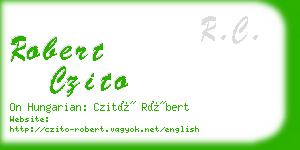 robert czito business card